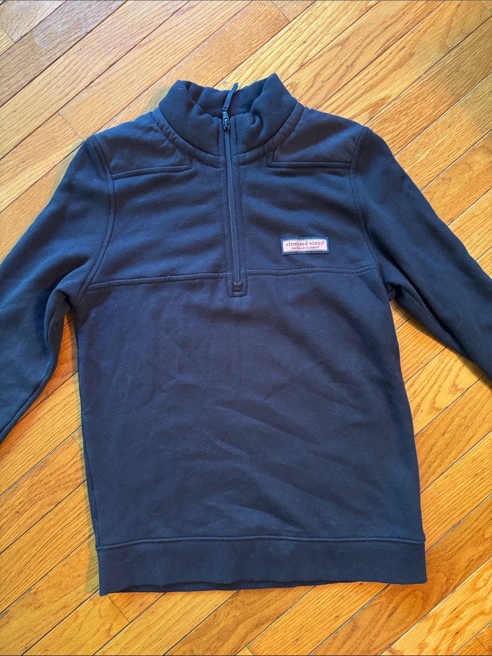 Vineyard Vines Navy Half-Zip Kids Pullover